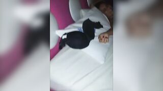 A wife fucked with two friends of her husband