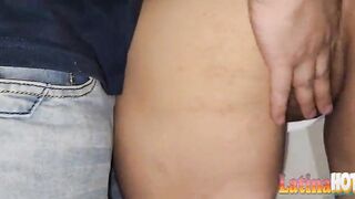 18-year-old girl can't stand how hot her pussy is being fucked in public and they almost get caught in the hallway of her boyfriend's apartment. His girlfriend's best friend fucks her, an unfaithful perverted Mexican