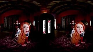 Two hot witches enjoying lesbian sex in The Witcher scene