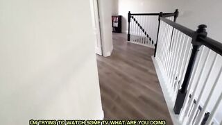 Sneaky Stepbro tears A Hole In My Yoga Pants Without Me Knowing