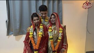 Aksha and Sanjana got married to