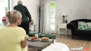 MatureClub - Blonde Mother-in-Law Hanka Can't