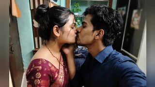 Telugu wife fuck With Romantic Kiss