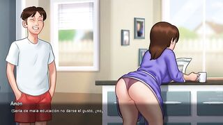 I get my stepmom masturbating, and