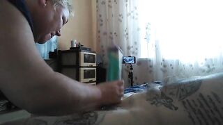 Helped me cum by jerking off