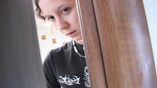 Innocent teenie finds out her slut