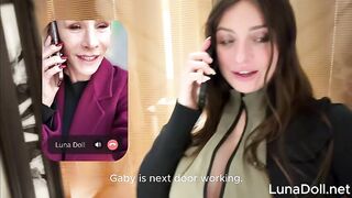 Threesome With Big Tits MILF Victoria
