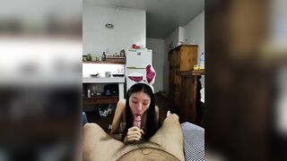 Chinii the bunny sucking and fucking.
