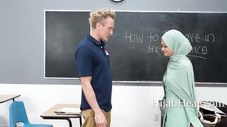 Petite Muslim Girl Reclaims Her Sexuality In A Gangbang