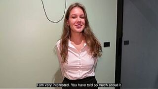 My secretary brought some documents to my house. She fell into the pool and had sex in the shower.