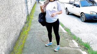 Teacher gave a student a ride and fucked her in the car in front of the school.