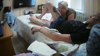 Mother-in-law Swallows Mouthful of Hot Thick