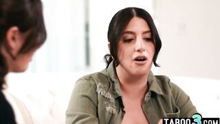 Chubby Arab cougar eating her captains juicy pussy