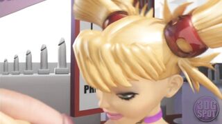 3DGSPOT - Blonde Teen Deepthroats And