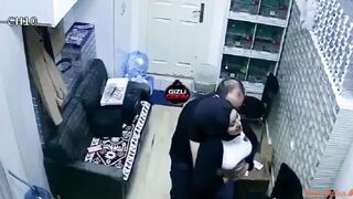Hot Turkish Store Girl's Boobs Sucked By Manager & Giving