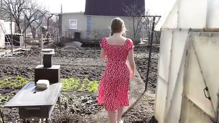 Country Girl Takes City Rookie's Creampie POV