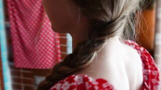 Country Girl Takes City Rookie's Creampie POV