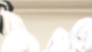 Fiona X Loid X Yor is a cartoon with the hottest threesome scene