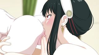 Fiona X Loid X Yor is a cartoon with the hottest threesome scene