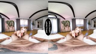 VR sex with busty blonde Nicole Aria and her huge boobs