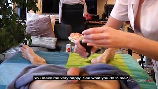 A POV massage with a busty