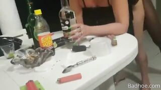 French mature fucks BBC while her