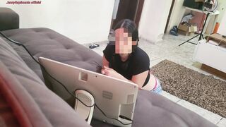 Innocent Indian girl is caught watching