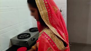Rhea, the newlywed bride, was making
