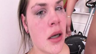 Cockshelle and violent deeptrhoat in combination