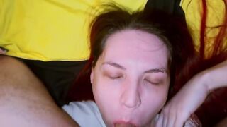 Submissive wife Face Fuck