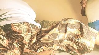 Aunty kept fucking uncle lying down