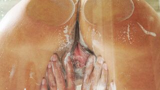 Redhead Soapy Stepmom Shows All Holes