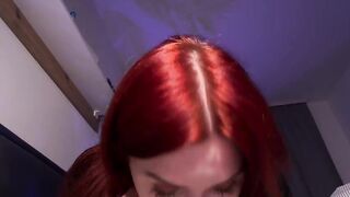 VIRTUAL SEX with Huge Redhead Tits - Jerk Off on My Big Boobs