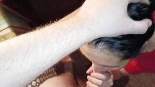 Milf communicating with her husband on