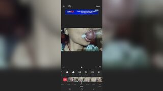 Cum in mouth for the first