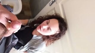 In the Toilet at Work