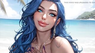 Ai Generated Hot Slut Swallows a