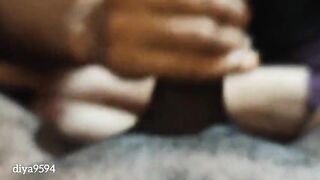 Desi indian malayali girl plying with