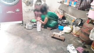 Sister-in-law in the kitchen, sister-in-law took