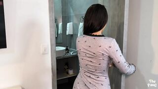 My stepmom's huge ass is easily