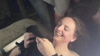 Wife Gets Double Teamed Cum on