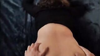 I clean her ass and start