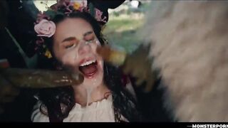 Maddie Wren Monster Fucked - Real Life Hentai Threesome