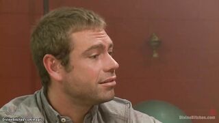 Big boobs blond wife Dee Williams sucking big cock to guru Christian Wilde in front of cuckold John Jammen then pegging him and riding big dick