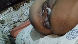 Creamypie pussy husbamd and wife home