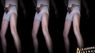 Video of a huge erect penis by Alejandro Mistral