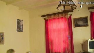 Spanking with hairbrush, cane and horsewhip