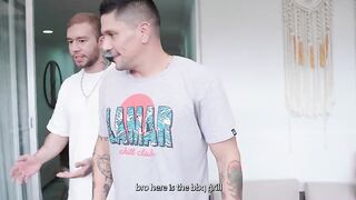 My husband agrees to a threesome with his best friend and I get two big dicks that turn me on - KOURTNEY LOVE