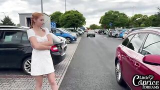 LITTLECAPRICEDREAMS Petite Redhead Lucianna Gets Banged Outdoors After Street Hookup
