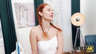 DEBT4k. Lucianna Lucci pays off her Debt with her Tight Ass on POV camera